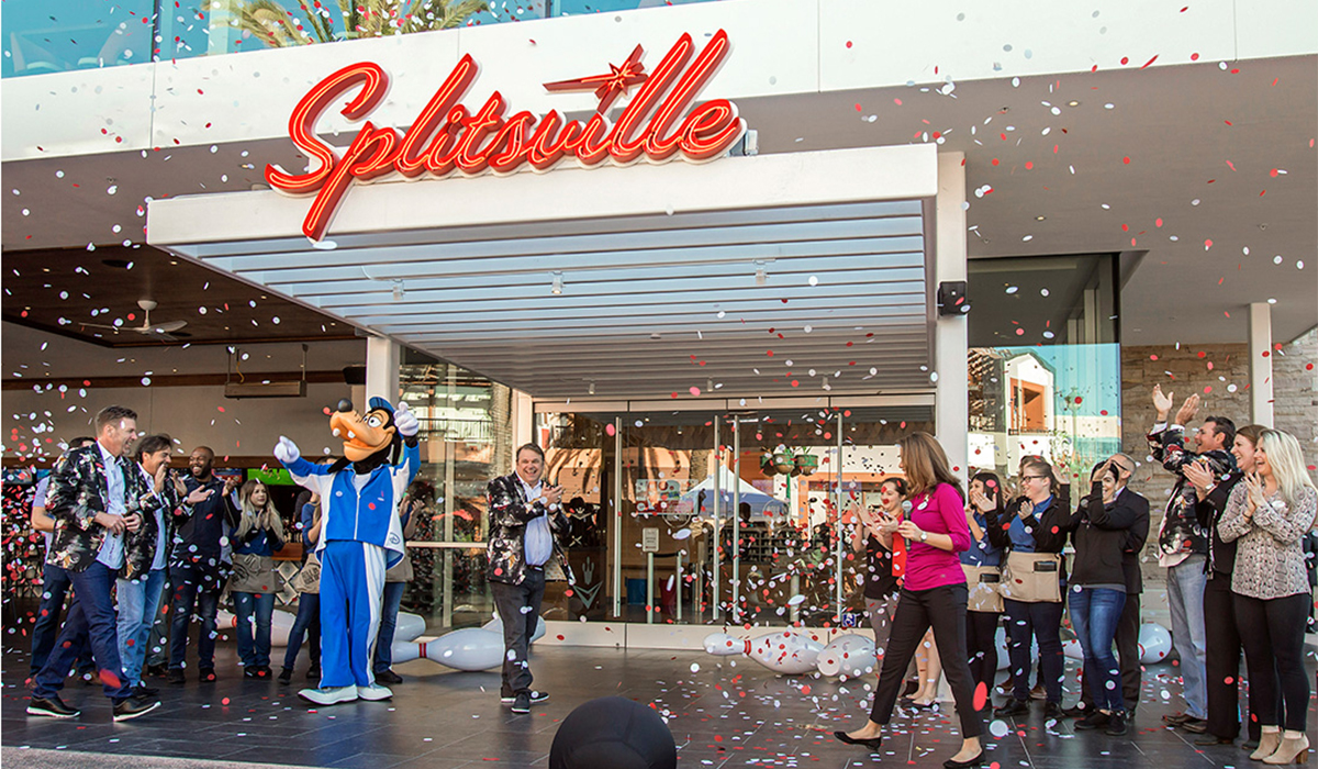 Splitsville Luxury Lanes in the Downtown Disney District at